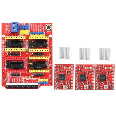 Stampante 3D CNC V3 Scheda di Espansione Incisore 3 Moduli Driver A4988