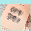 Handmade Sparkling Diamond Nail Stickers Xs S M L Sizes