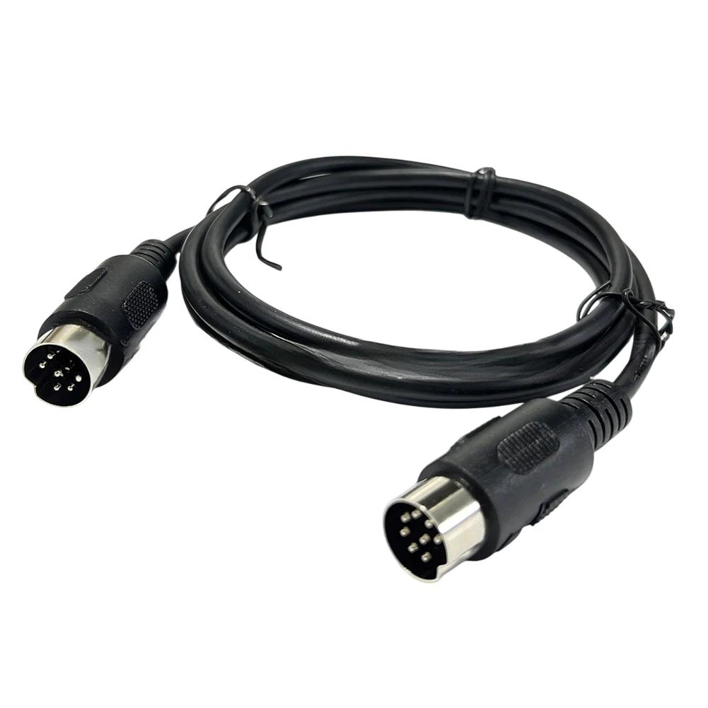 1,5 m langes 8-poliges DIN-Kabel (Stecker auf Stecker) für MIDI-Verlängerungsleitung, Signalanschlusskabel, Haushaltsstromversorgung