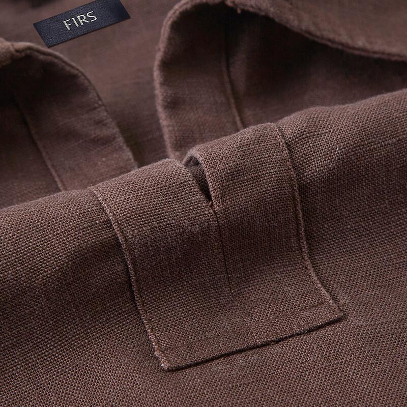 Men's Tencel Linen Short-Sleeve Business Casual Shirt
