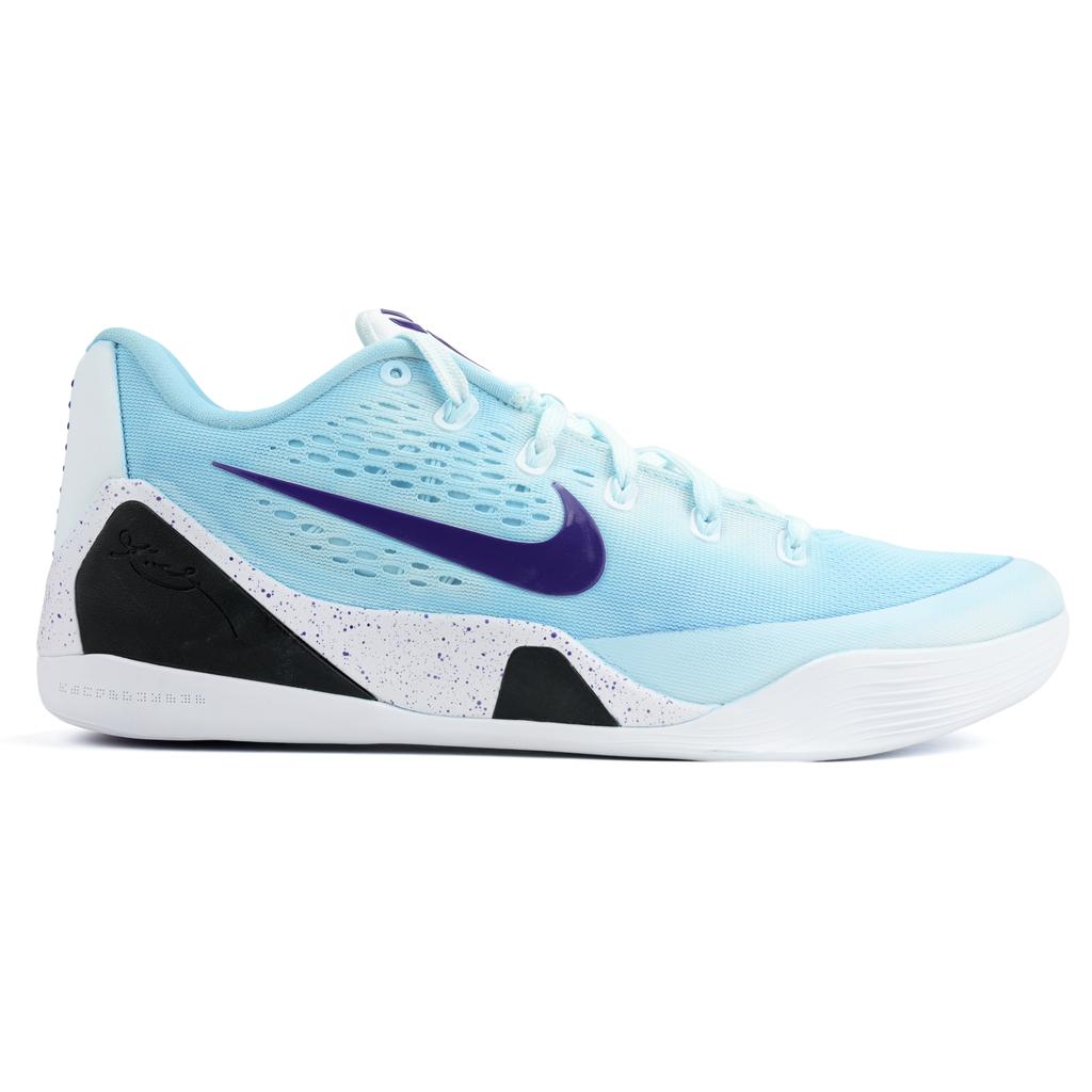 Nike Kobe 9 Ammortizzazione, Resistenti all'Usura Scarpe da Basket Basse Unisex Blu Rosa IH1401-100(Squadra-9)-Sacchetti di imballaggio casuali