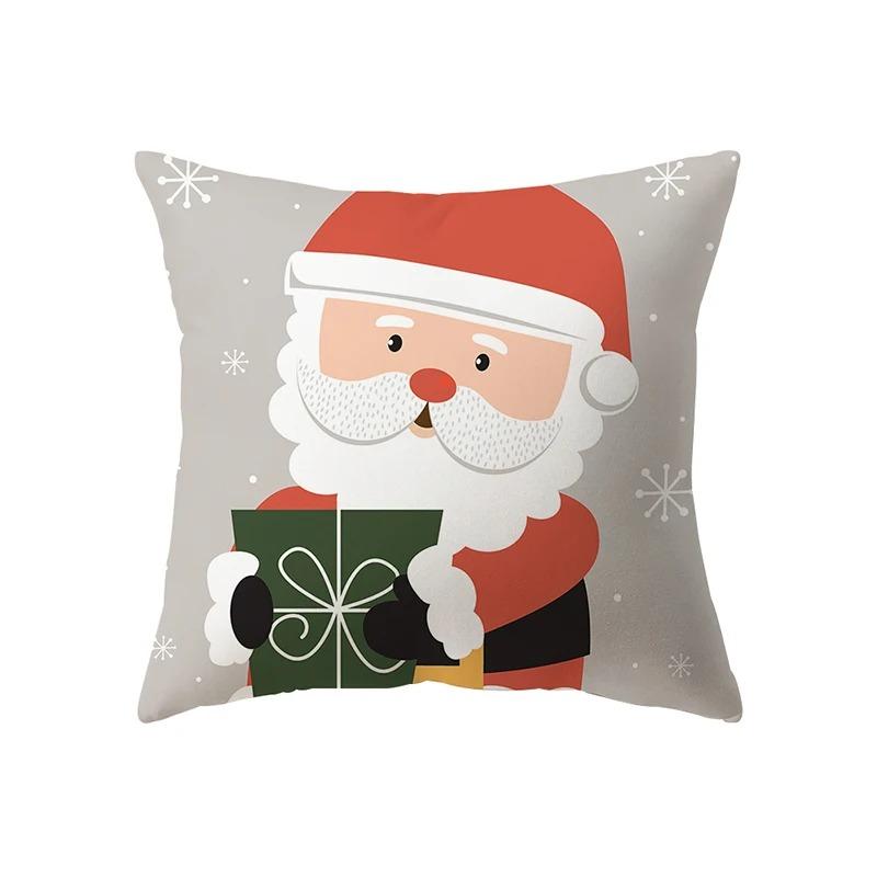 Christmas Themed Pillowcases Car Accessories Office Santa Claus Living Room Sofa Home Pillowcases