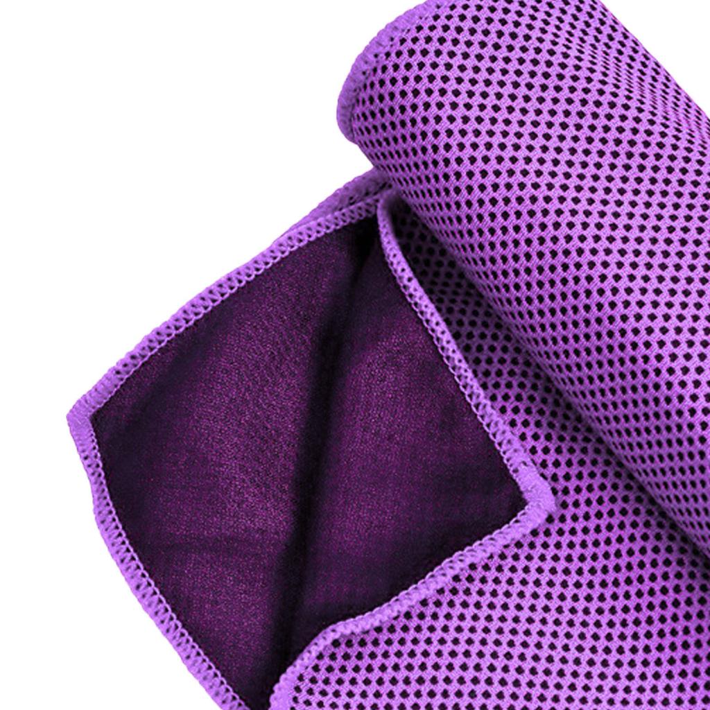 Cooling Towel Foldable Portable Absorb Sweat Microfiber Chilly Ice Towel for Sports Travel Yoga