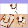 Resin Pendant Bag Charm With Handcrafted Tassels For Fashion Accessories