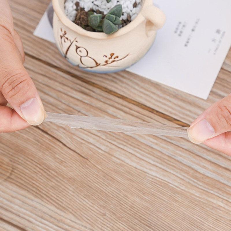 Průhledná oboustranná lepicí páska s tečkami, akrylová, kruhová, bezešvá, pro vlepení dekorací 1 sada/70 ks