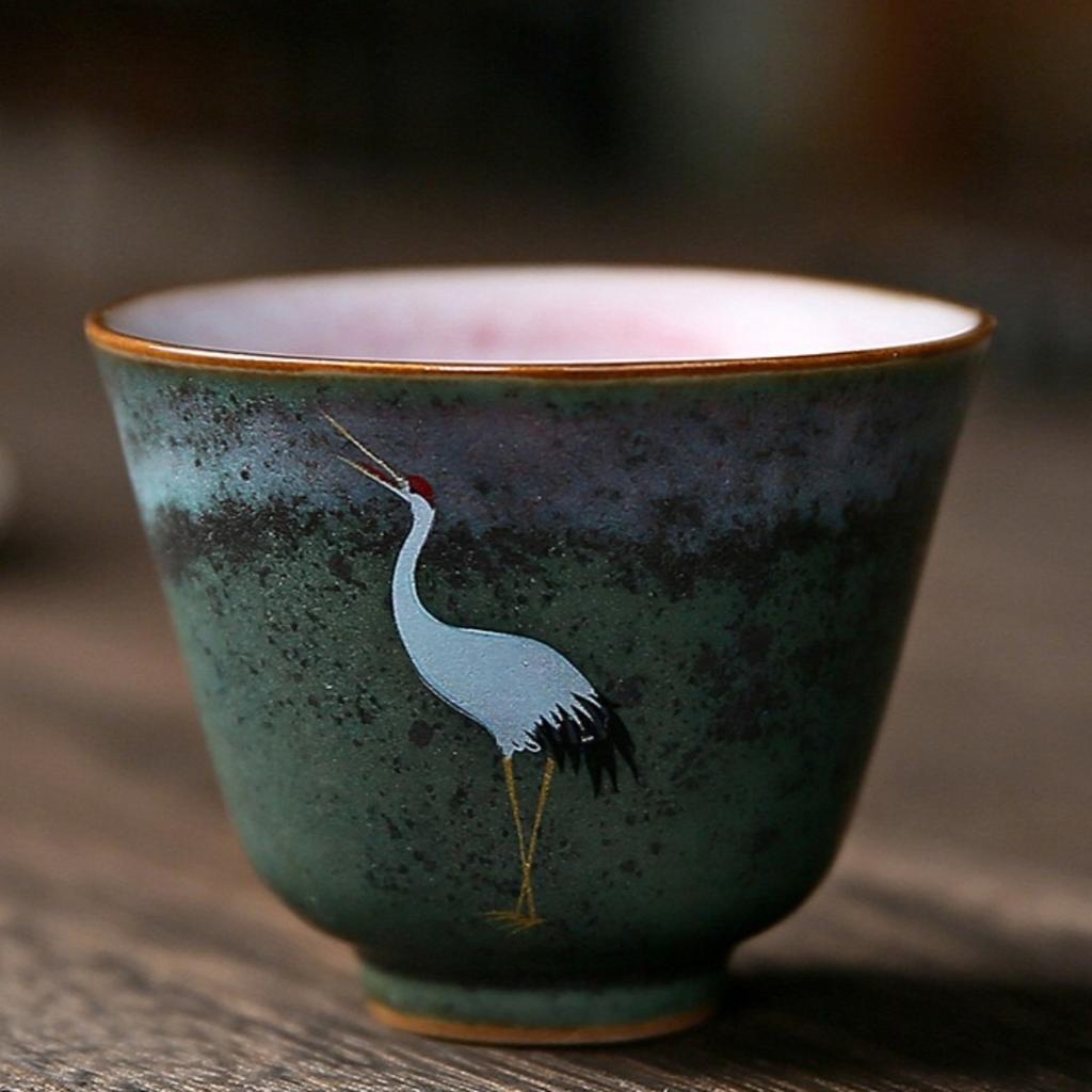 Kiln Change Glaze Personal Tea Cup Ceramic Master Cup Kungfu Tea Set Single Cup