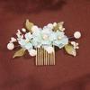 Pearl Flower Hanfu Hairpin and Comb Set for Women