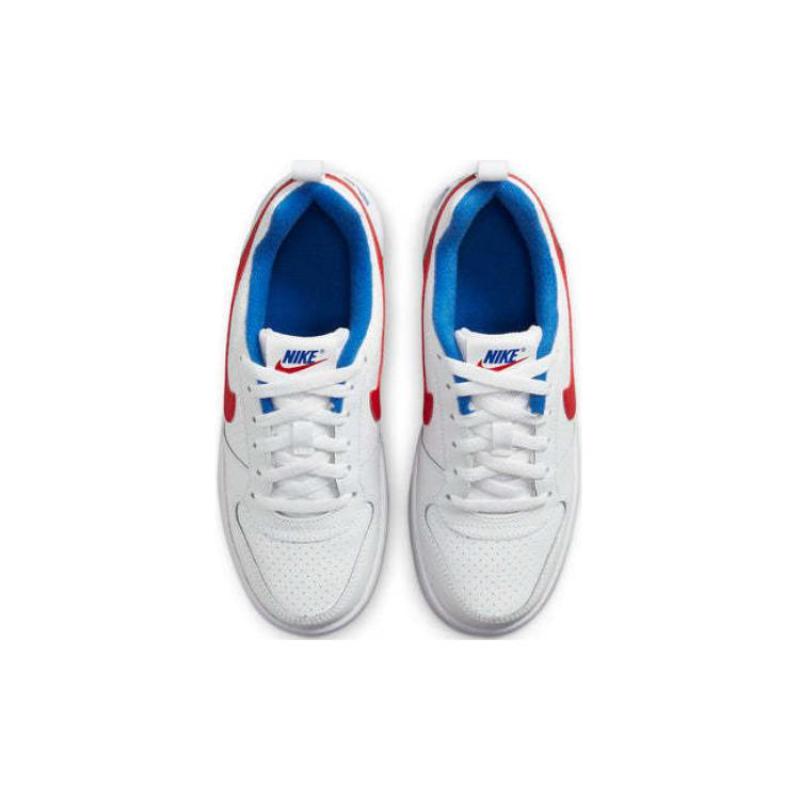 Nike Court Borough Low White Blue Red GS Sneakers DM2420-164