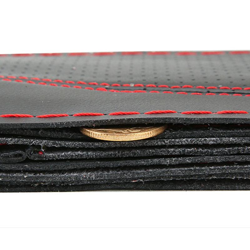 Hand-Sewn Sporty Color-Block Microfiber Leather Steering Wheel Cover All-Season Universal Fit Car Accessory