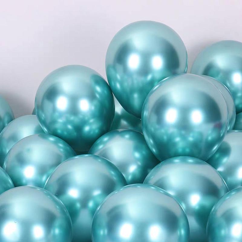 Metallic Latex Balloon Set for Birthdays, Weddings, and Holiday Decor