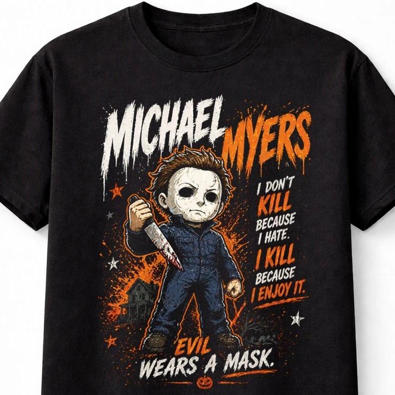 Michael Myers Halloween Horror Movie Graphic Slasher Unisex TShirt S