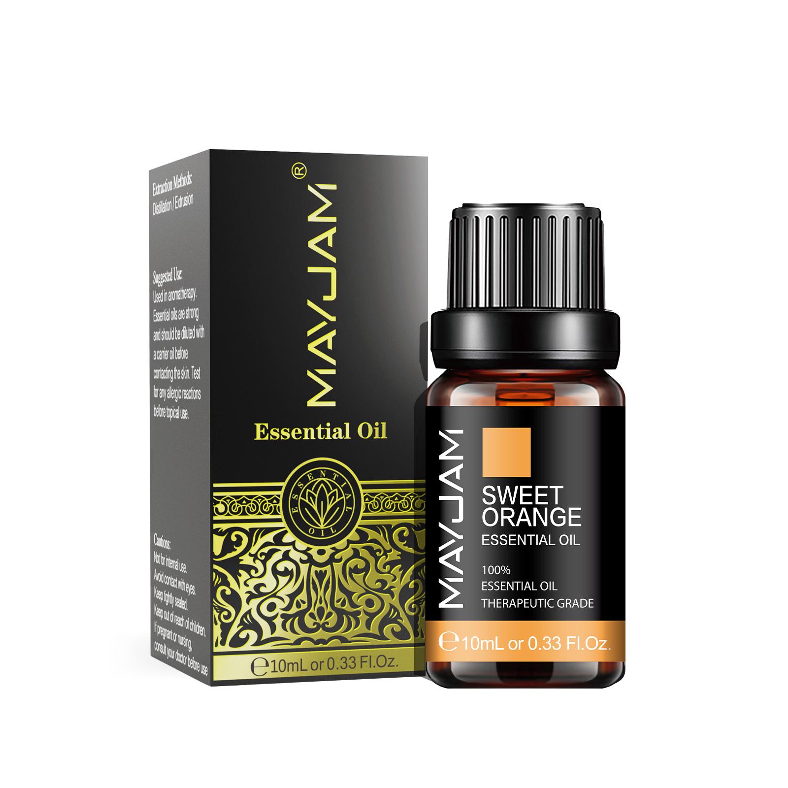 

MAYJAM 10 мл Эфирные масла эвкалипта и ванили для ароматерапии Диффузор свежести воздуха Спа-массаж Уход за кожей Лаванда Жасмин Роза Ароматические масла Sweet Orange
