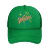 Playful Handwritten Whatever Quote D  Mesh Baseball Cap Hip Hop