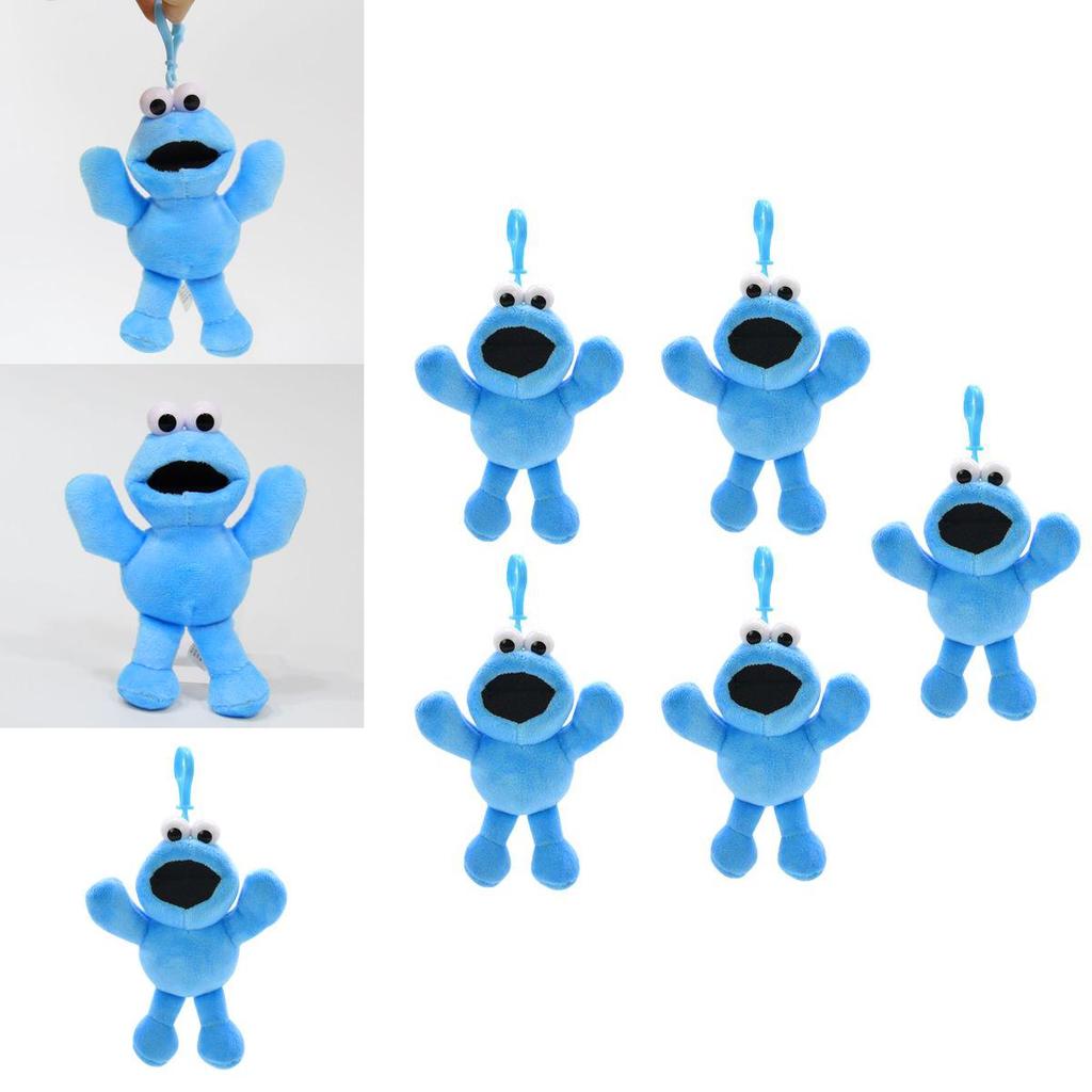 Adorable Sesame Street Cookie Monster Soft Plush Ornament Dolls For Kids Gifts