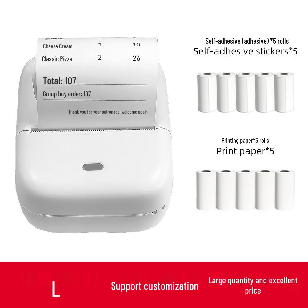 Children's Mini Bluetooth Pocket Printer: Portable Thermal Photo & Label Maker