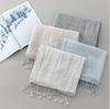 New Japanese 100% Linen Scarf Fashion Striped Cotton Linen Shawl Summer Beach Sunscreen Scarves 70x170cm