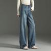 JEEP 2025 Autumn Women's Wide-Leg Loose Denim Pants