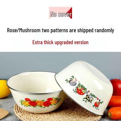 Retro Enamel Food Basin Set