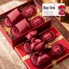 Luxurious Red Wedding Slippers: Festive Indoor Dowry Summer Shoes for Couples