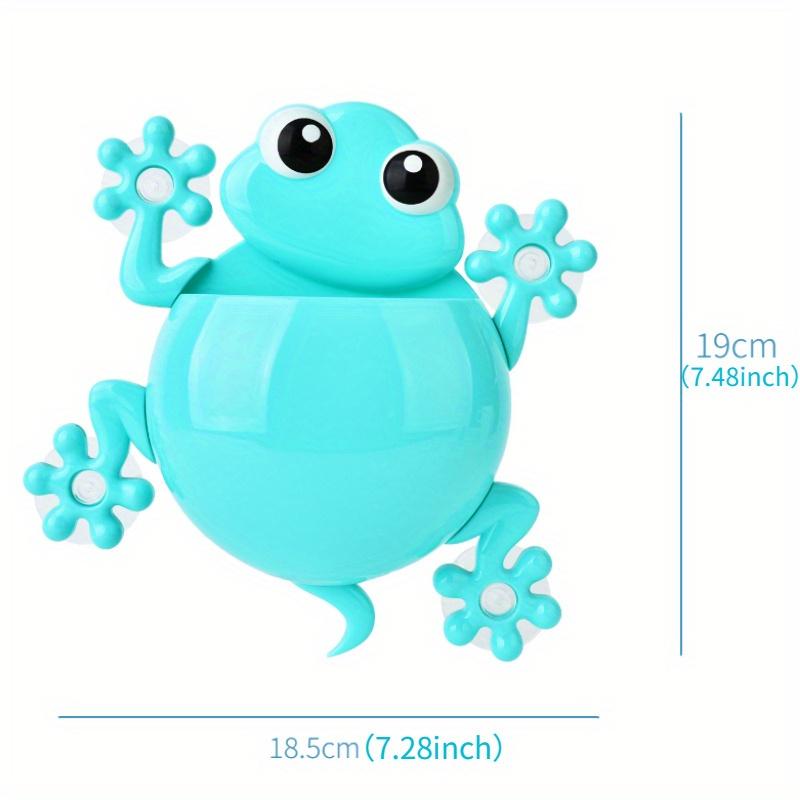 1PC Animal Frog Toothbrush Holder Family Set Wall Bathroom Hanger Suction.
