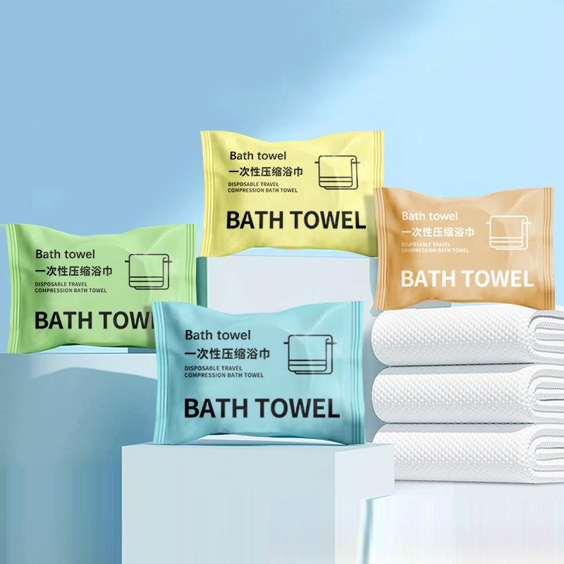 Disposable large size compressed bath towel thickened disposable travel hotel convenient face towel