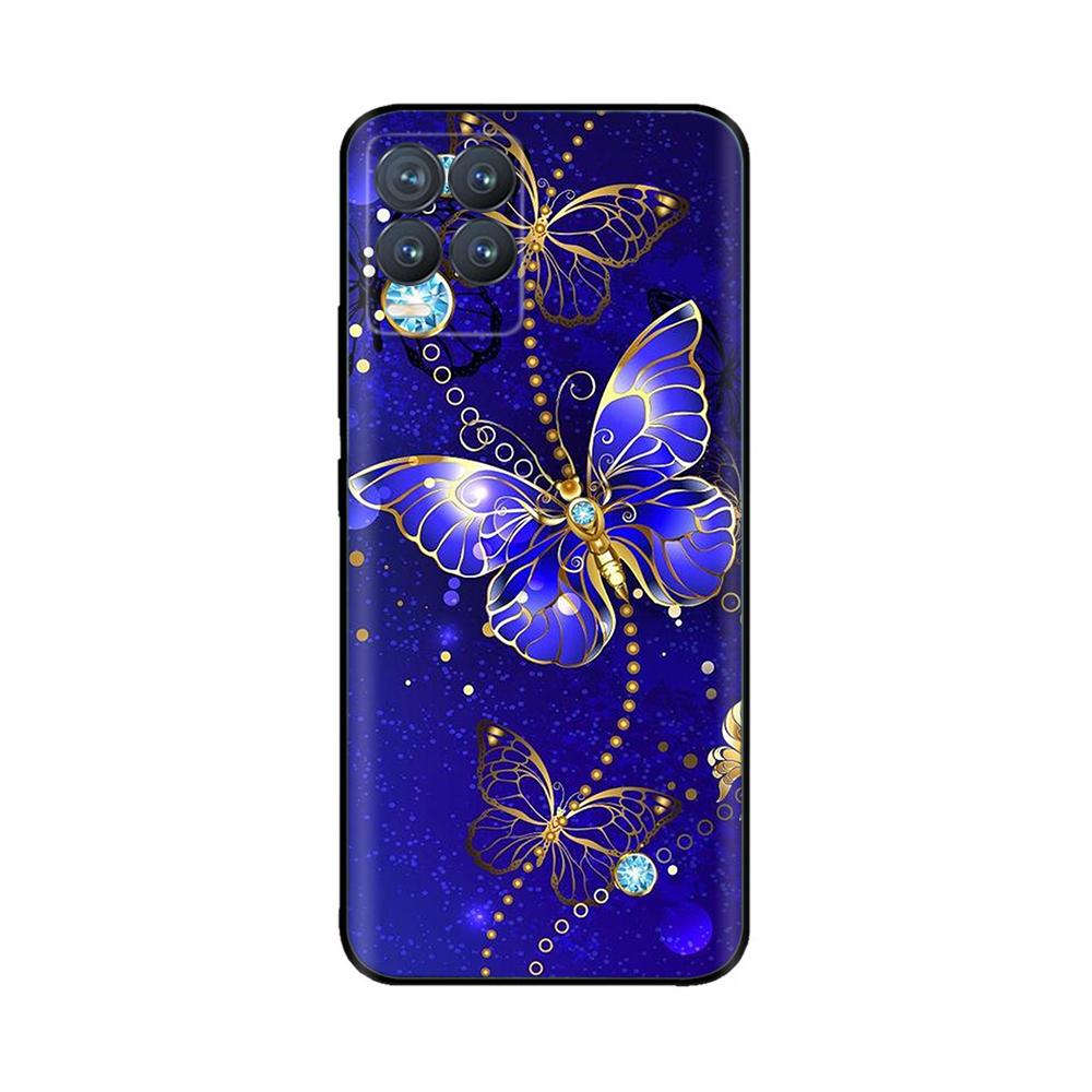 For Realme 8 Case Cute Animal Soft Liquid Silicone Cover For Realme 8 Pro 8i Realme8 4G RMX3085 Full Protection Durable Cases