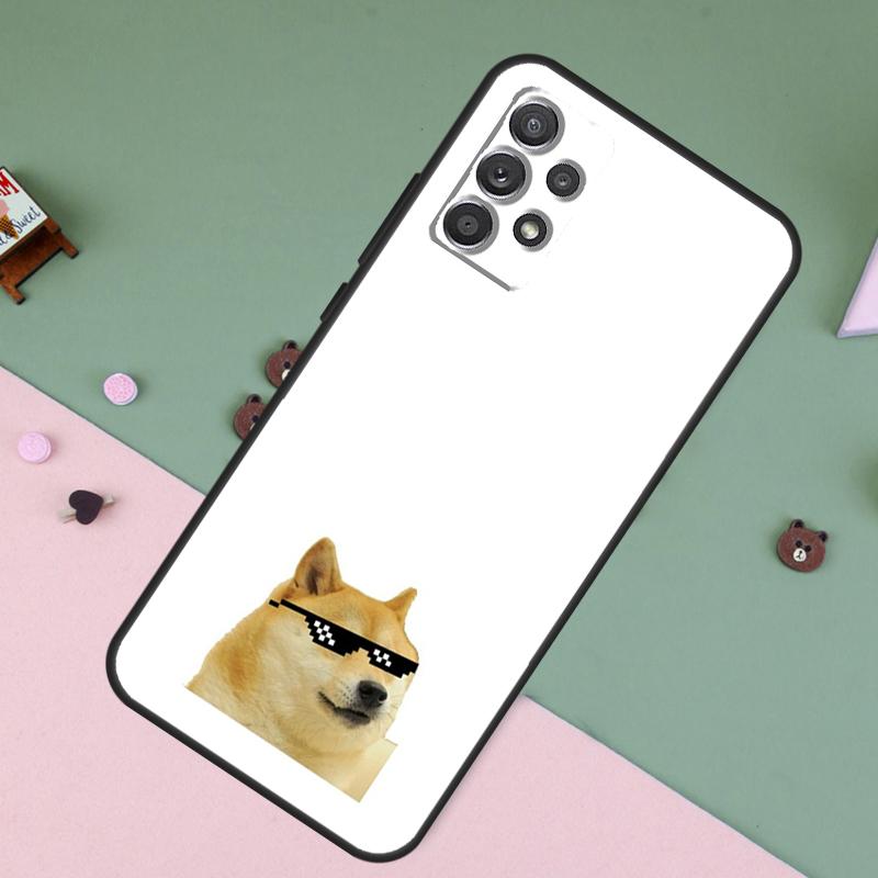 Doge Meme Kabosu For Samsung Galaxy A54 A34 A14 A26 A16 A22 A32 A52 A55 A35 A15 A53 A13 A05 A06 A36 A56 Case