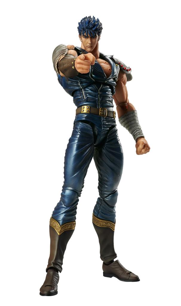 Medicos Entertainment Super Action Statue of the North 175mm PVC ABS Nylon Painted Movable Figure "Fist Star" "Kenshiro" Approx. & &