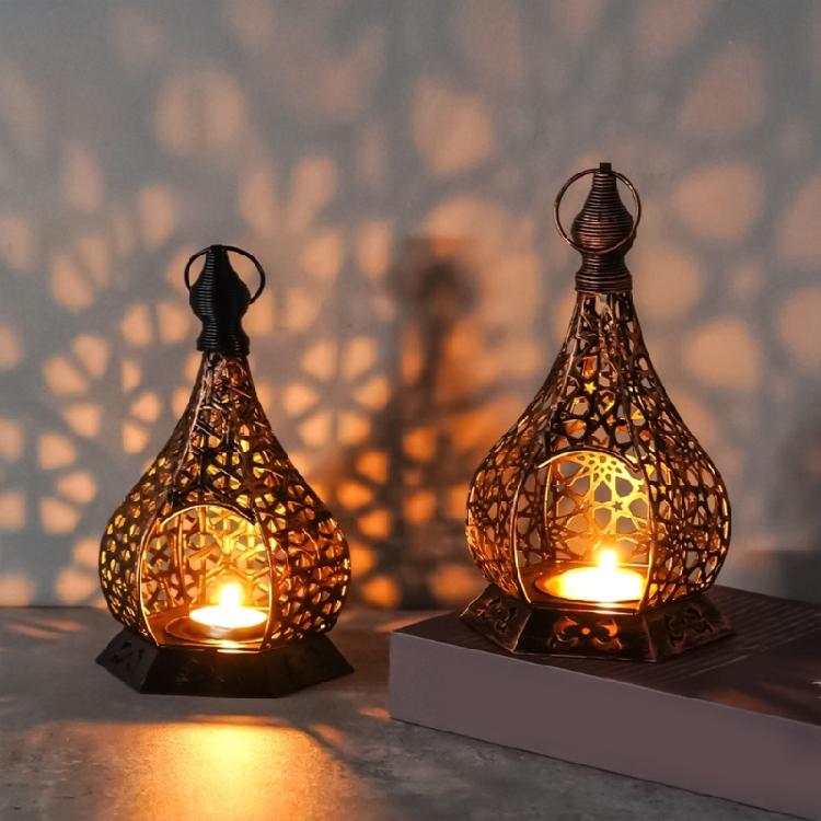 Sophisticated Gourd Candle Holder, for Adding Touch of Elegances To Any Indoor Setting Candle Holder Table Accessories