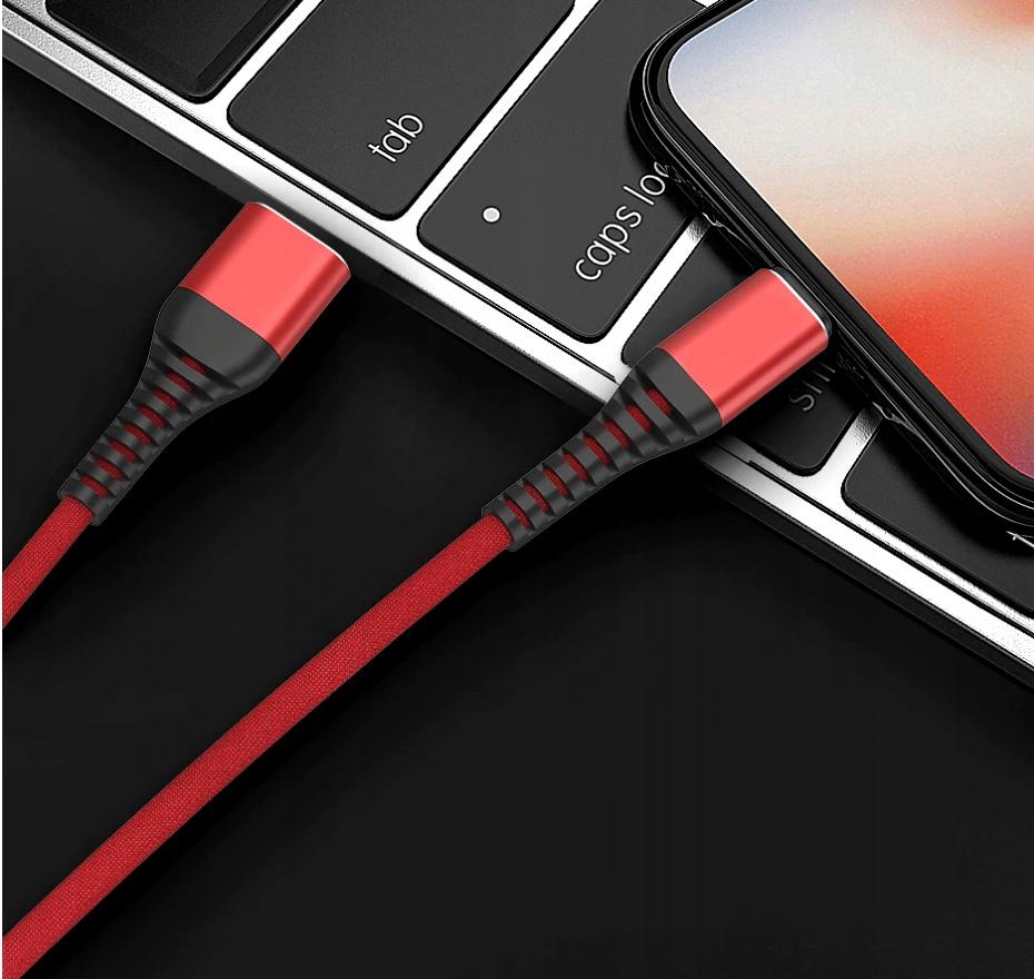 Wzmacniany Kabel Typ-C Qc 3.0 Quick Charge 3,1A Koanni