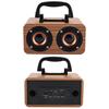 Retro Wooden Wireless   Speaker Portable Music Player for Mobile Phone PC