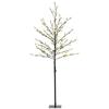 Cherry Tree Light with 150 LED Lights Decorative Cherry Blossom Lamp for Indoors 17x17x150 Cm Black