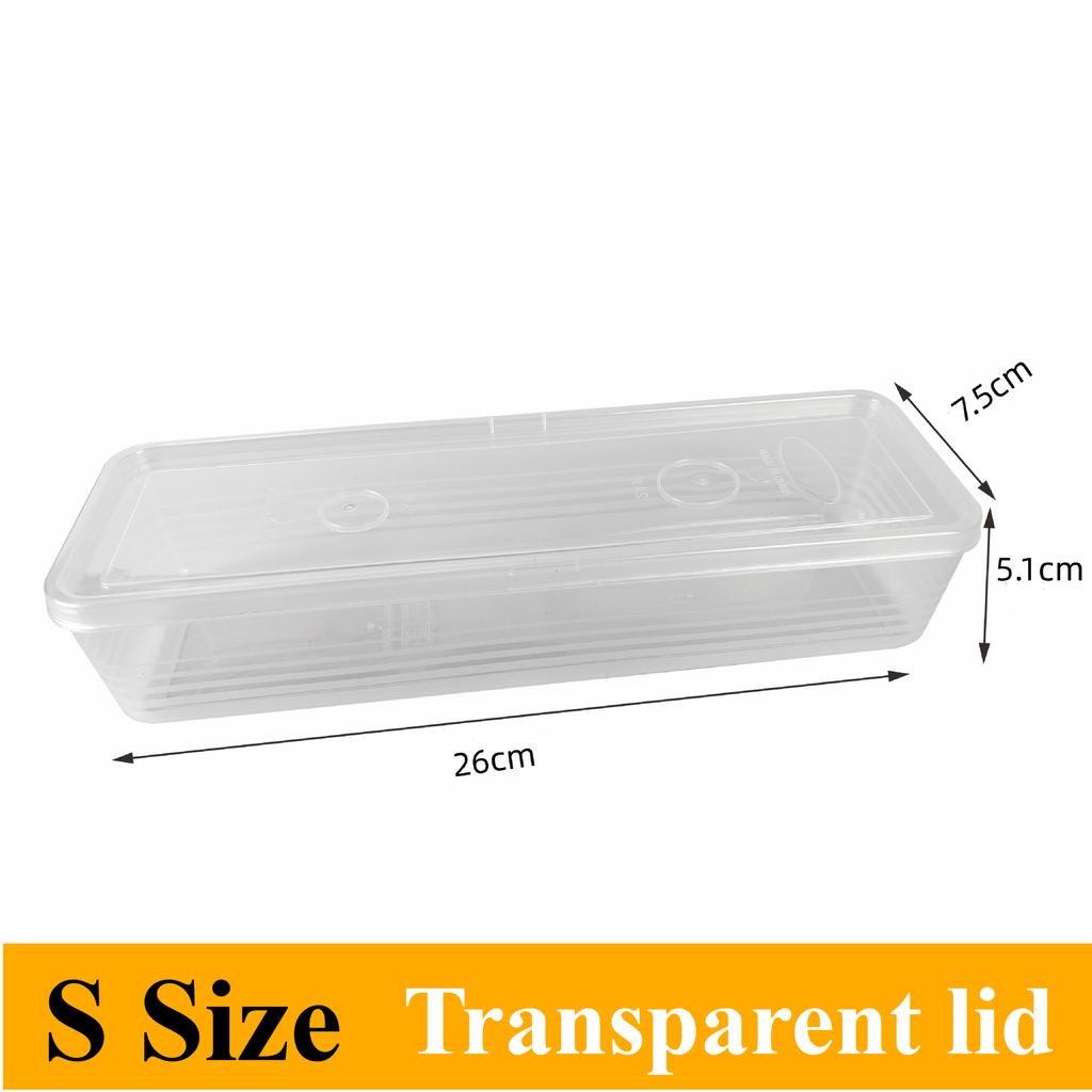 Refrigerator Fresh-keeping Organizer Boxes Vegetable Fruit Fresh-keeping Food Preservation Boxes Transparent Sealed Storage Box