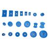 20Pcs Plastic Dies Watch Press Dies Kit Blue Color Watch Case Press Dies  Watch Repair