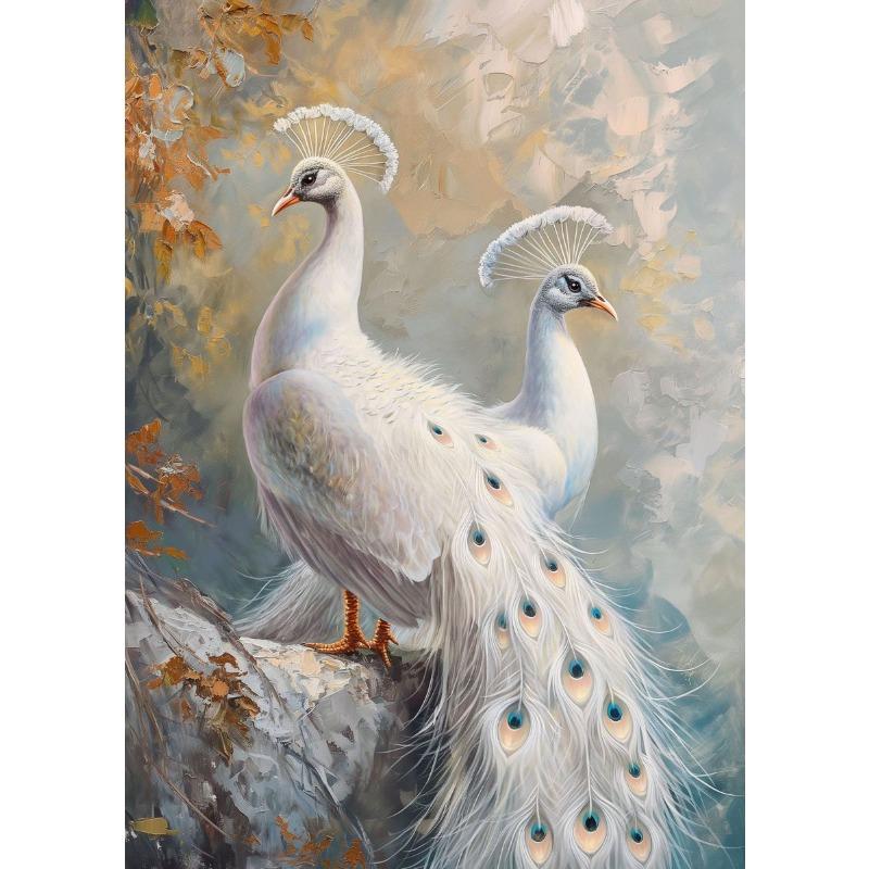 

Sakura Fox Penguin Owl Eagle Raccoon Flamingo Poster Print Animal Canvas Painting for Living Room Home Decor 21cm×30cm NoFrame
