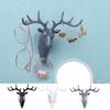 Plastic Deer Head Key Holder Antlers Deer Horn Hook Vintage Deer Horns Hanger  Living Room