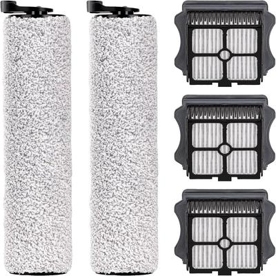 Replacement Brush Rollers and HEPA Filters Compatible with Tinyco Floor OneS 3/ Floor 3 Cordless Wet Dry Vacuum Cleaner