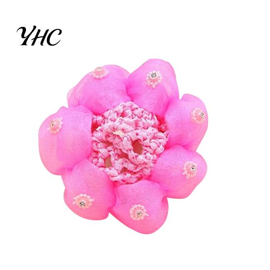 Bun Maker Hair Net High Elasticity Sretchable Involucres Pattern Baby Girl for Ballet Decoration