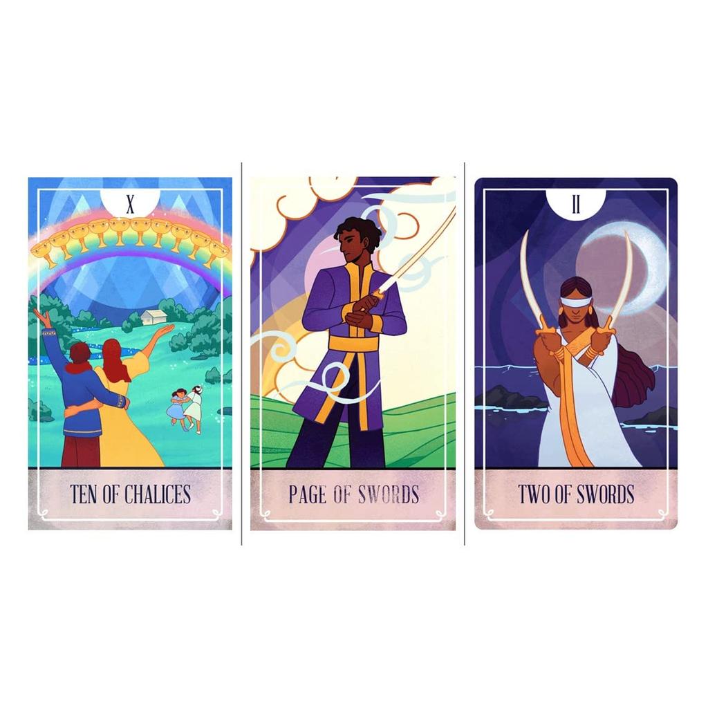 Kancharo 78-Card Tarot Deck [The Fablemaker's Tarot Animated Deck] Includes a Japanese Tarot Card Instruction Manual and Pouch (Authentic)