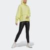 Adidas Originals Trefoil Sports Hooded Pullover Long Sleeve Sweatshirt Women Sweatshirt Lemon-Yellow HC5435
