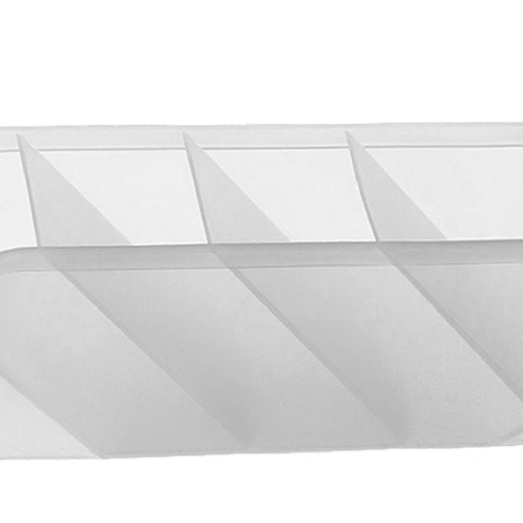 Lipstick Holder Organizer 4 Grid Plastic Lip Gloss Storage Case Portable Cosmetics Display Rack for