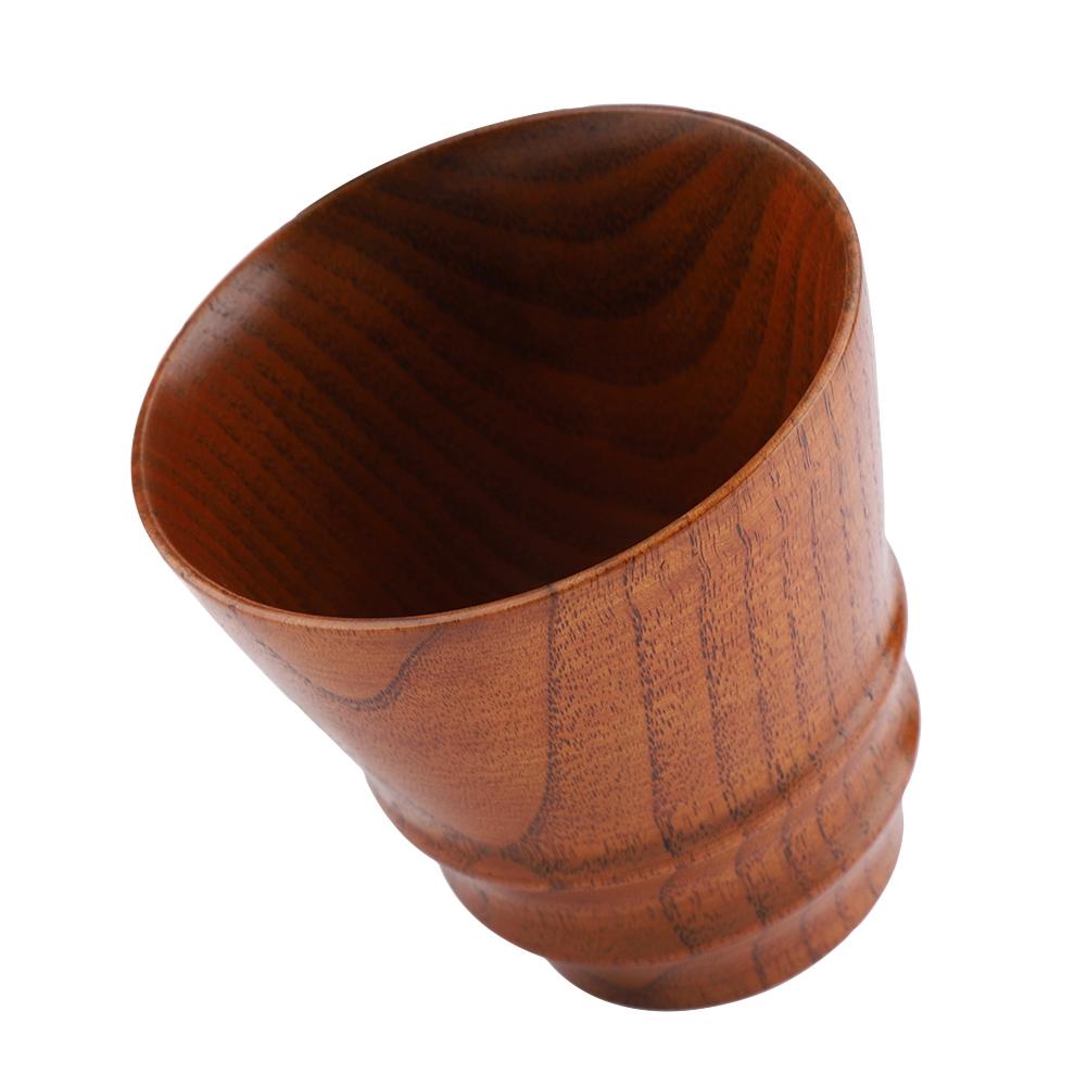 Healthy Wooden Cup Elegant Coffee Milk Water Drinking Cups Multi Functional Wood Beer Mug #3