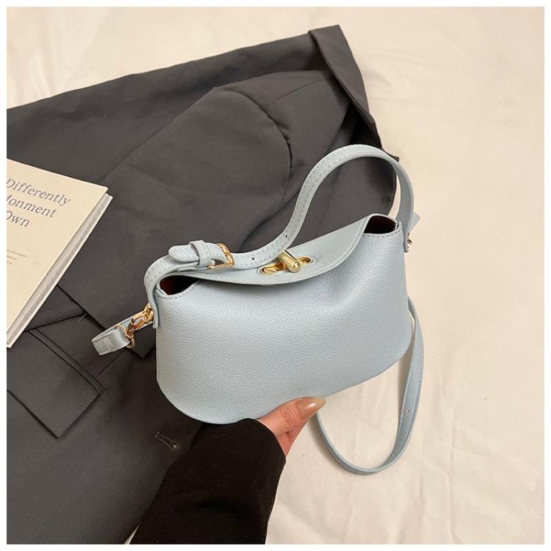 Niche Brand Women's Fashion Handbag Soft Versatile Shoulder Messenger Bag 2025 Super Hot Yellow Portable Bucket Bag Women's Bag