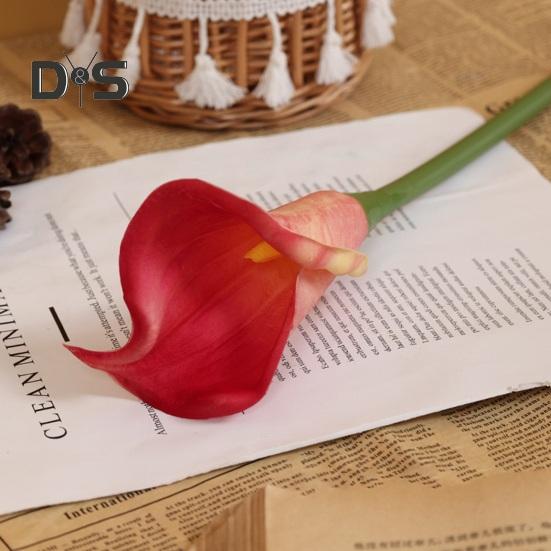 Neblunkantis dirbtinis augalas akį traukianti puošni gofruojanti Calla Simulation Flower