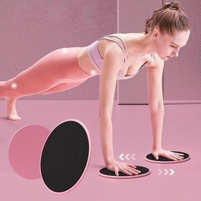 2Pcs Gliding Discs Dual Sided Workout Sliders Abdominal Core Muscle Training Yoga Sliding