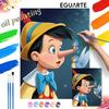 Disney Pinocchio digital oil painting art kit DIY handmade home decoration gift