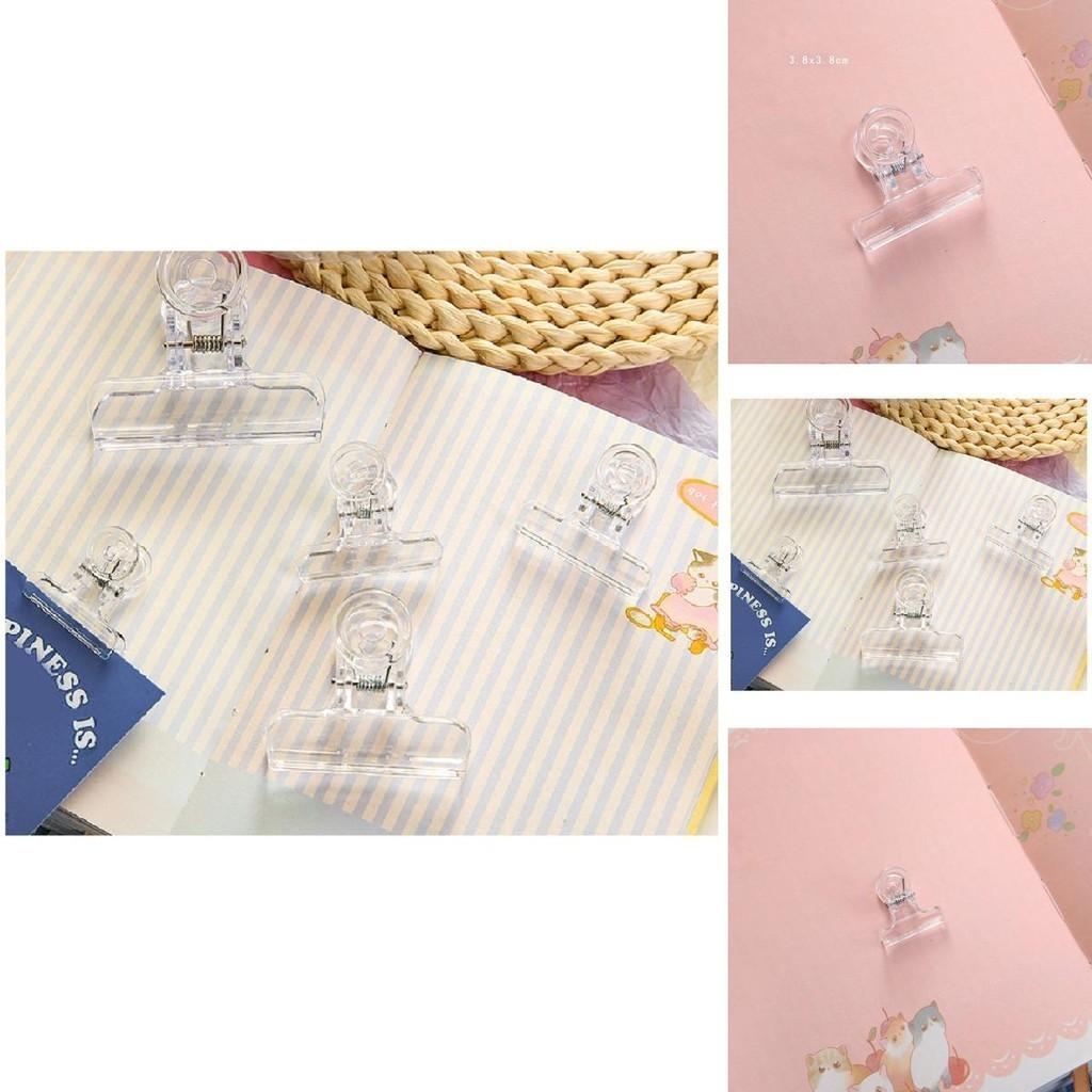 Multi-function Transparent Long Tail Clip Ideal For Binding And Sorting Files Efficiently