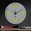 1 Pcs Luminous Wall Clock Light In Dark Night Digital Quartz Movement Bedrooms Living Room Study Loudspeaker Mute Clock For Home