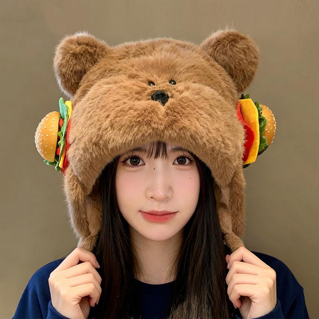 Ladies' Cute Thickened Fleece Hat Pullover Fisherman Hat