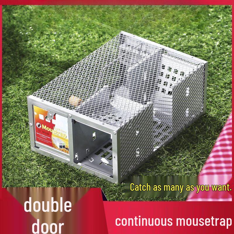 JPHZNB High-Efficiency Double-Door Rat Trap Cage